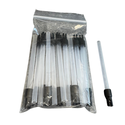 Standard flow breather tubes (straws for black tip pour spouts) pack of 20