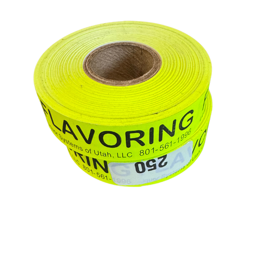 Flavoring Labels - roll of 250